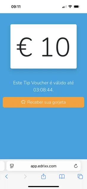 Redeem voucher page